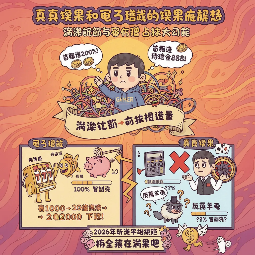 真人娱乐和电子游戏的娱乐城优惠：流水计算与存款赠点技巧大公开
